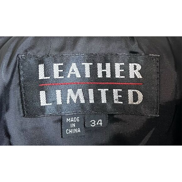 Leather Limited Men's Black Leather Cargo Pants Size 34 Utility Pockets Biker - Picture 8 of 10